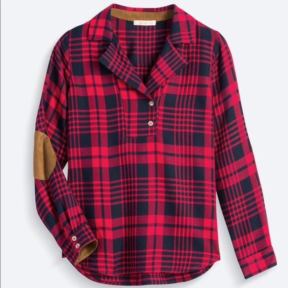 Skies Are Blue Tops - Skies are Blue Plaid Top